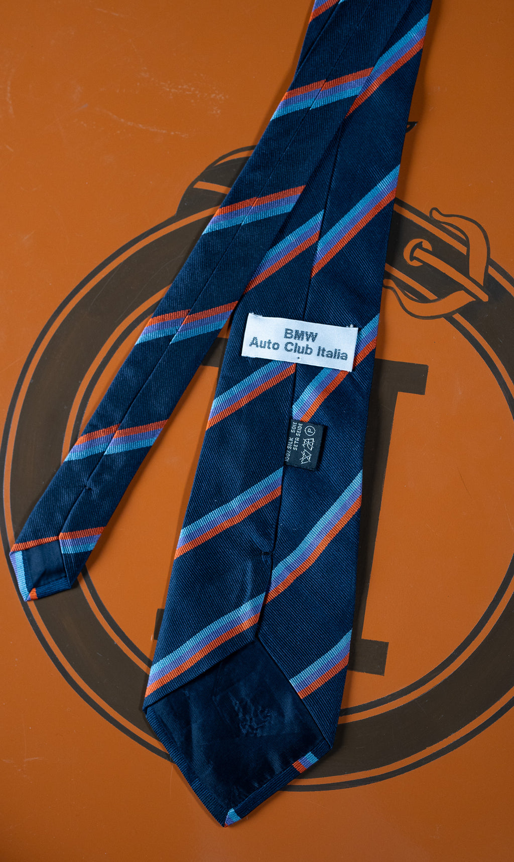 Vintage BMW Auto Club Tie